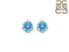 Blue Topaz Stud Earring BTZ-RDE-1569.