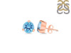 Blue Topaz Stud Earring BTZ-RDE-1569.