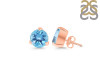Blue Topaz Stud Earring BTZ-RDE-1570.