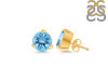 Blue Topaz Stud Earring BTZ-RDE-1570.