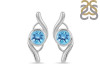 Blue Topaz Stud Earring BTZ-RDE-2.