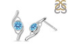 Blue Topaz Stud Earring BTZ-RDE-2.