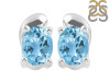 Blue Topaz Stud Earring BTZ-RDE-28.
