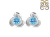 Blue Topaz Stud Earring BTZ-RDE-3.