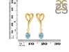 Blue Topaz Earring BTZ-RDE-447.