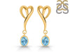 Blue Topaz Earring BTZ-RDE-447.