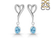 Blue Topaz Earring BTZ-RDE-447.