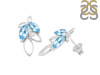 Blue Topaz Stud Earring BTZ-RDE-53.