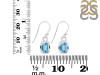 Blue Topaz Earring BTZ-RDE-550.
