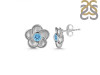 Blue Topaz Stud Earring BTZ-RDE-584.