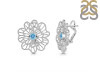 Blue Topaz Stud Earring BTZ-RDE-60.