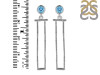 Blue Topaz Earring BTZ-RDE-614.