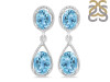 Blue Topaz Earring BTZ-RDE-73.
