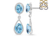 Blue Topaz Earring BTZ-RDE-73.