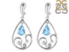 Blue Topaz Earring BTZ-RDE-76.