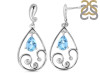 Blue Topaz Earring BTZ-RDE-76.