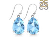Blue Topaz Earring BTZ-RDE-871.