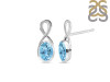Blue Topaz Stud Earring BTZ-RDE-9.