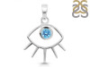 Blue Topaz Eye Pendant BTZ-RDEP-875A.