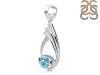 Blue Topaz Pendant BTZ-RDP-131.