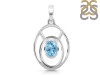 Blue Topaz Pendant BTZ-RDP-139.