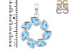 Blue Topaz Pendant BTZ-RDP-25.