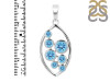 Blue Topaz Pendant BTZ-RDP-33.
