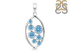 Blue Topaz Pendant BTZ-RDP-33.