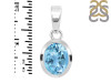 Blue Topaz Pendant BTZ-RDP-380.