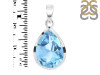 Blue Topaz Pendant BTZ-RDP-454.