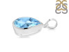Blue Topaz Pendant BTZ-RDP-454.