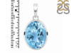 Blue Topaz Pendant BTZ-RDP-458.