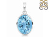 Blue Topaz Pendant BTZ-RDP-458.