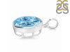 Blue Topaz Pendant BTZ-RDP-458.