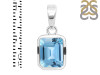 Blue Topaz Pendant BTZ-RDP-464.