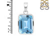 Blue Topaz Pendant BTZ-RDP-465.