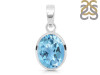 Blue Topaz Pendant BTZ-RDP-466.