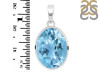 Blue Topaz Pendant BTZ-RDP-467.