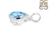 Blue Topaz Pendant BTZ-RDP-468.