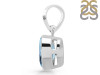 Blue Topaz Pendant BTZ-RDP-469.