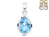 Blue Topaz Pendant BTZ-RDP-470.