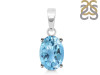 Blue Topaz Pendant BTZ-RDP-478.