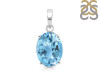 Blue Topaz Pendant BTZ-RDP-479.