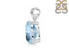 Blue Topaz Pendant BTZ-RDP-479.