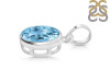 Blue Topaz Pendant BTZ-RDP-734.