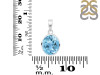 Blue Topaz Pendant BTZ-RDP-737.