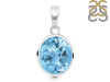 Blue Topaz Pendant BTZ-RDP-737.