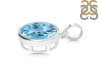 Blue Topaz Pendant BTZ-RDP-737.
