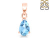 Blue Topaz Pendant BTZ-RDP-757.