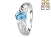 Blue Topaz Ring BTZ-RDR-10.